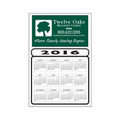 20 Mil Rectangle Large Size Calendar Magnet w/ Month & Year Outline (7"x4")